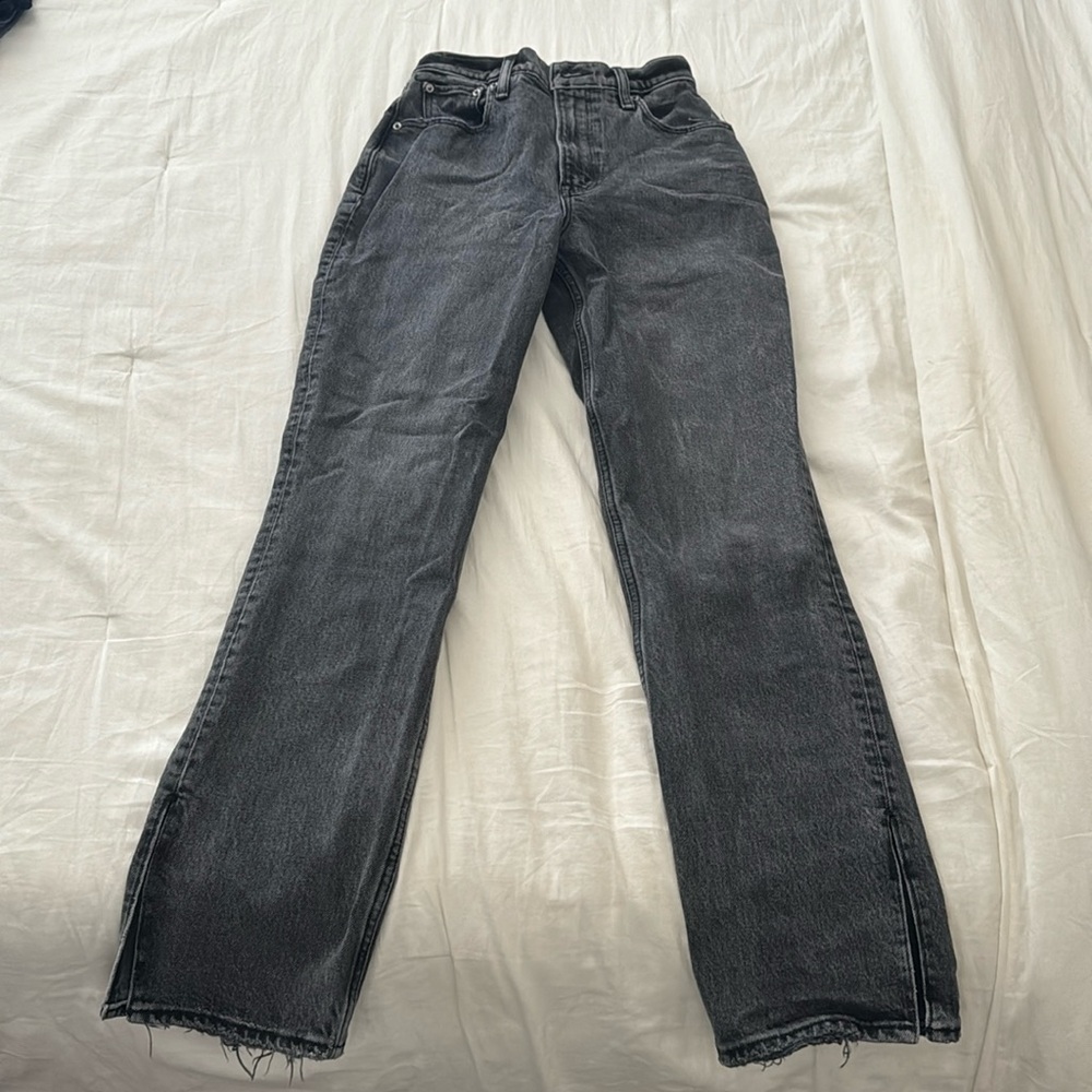 Faded Black Denim Jeans